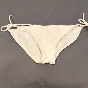 No Boundaries White Bikini Bottom Large